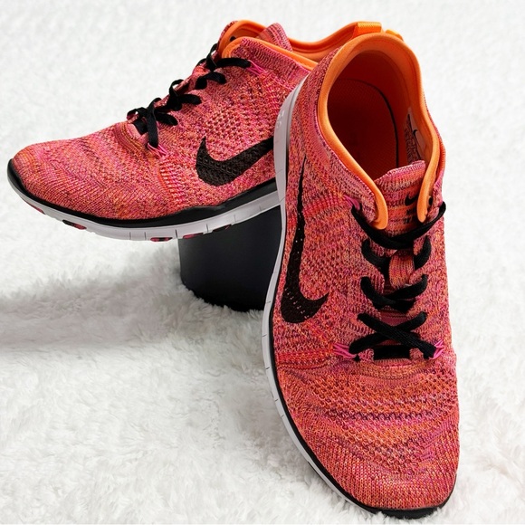 Nike Free 5.0 TR Flyknit Women’s Shoes Size 7.5 Color Citrus - Picture 4 of 16